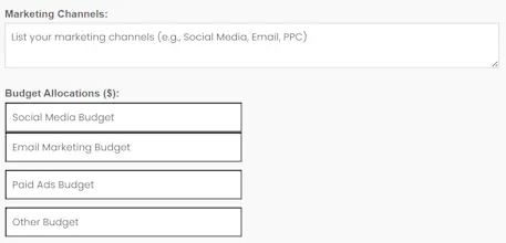 Interactive Marketing Strategy Planner gallery image