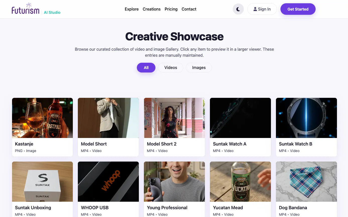 Futurism AI Studio gallery image