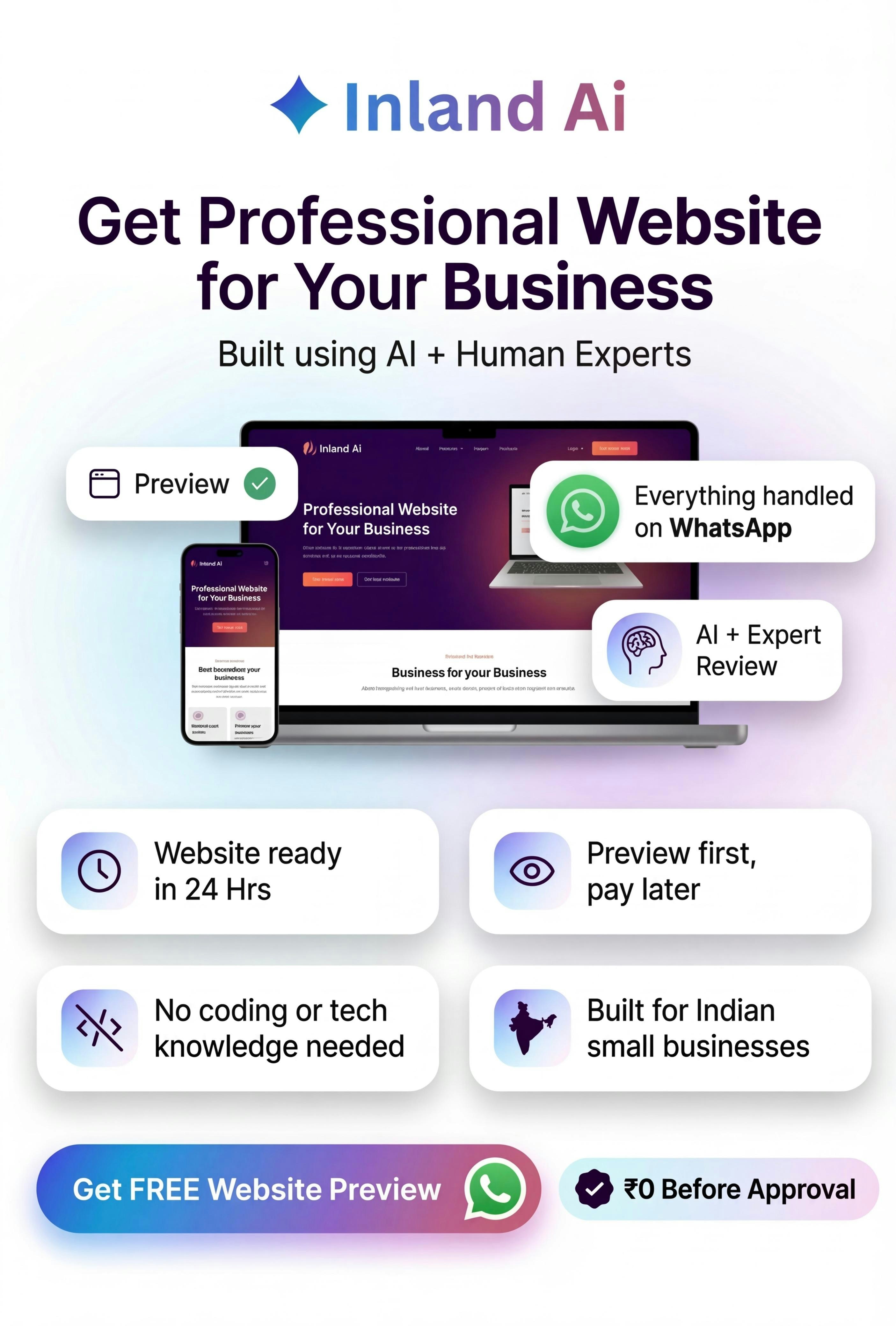 Inland AI Website Builder gallery image