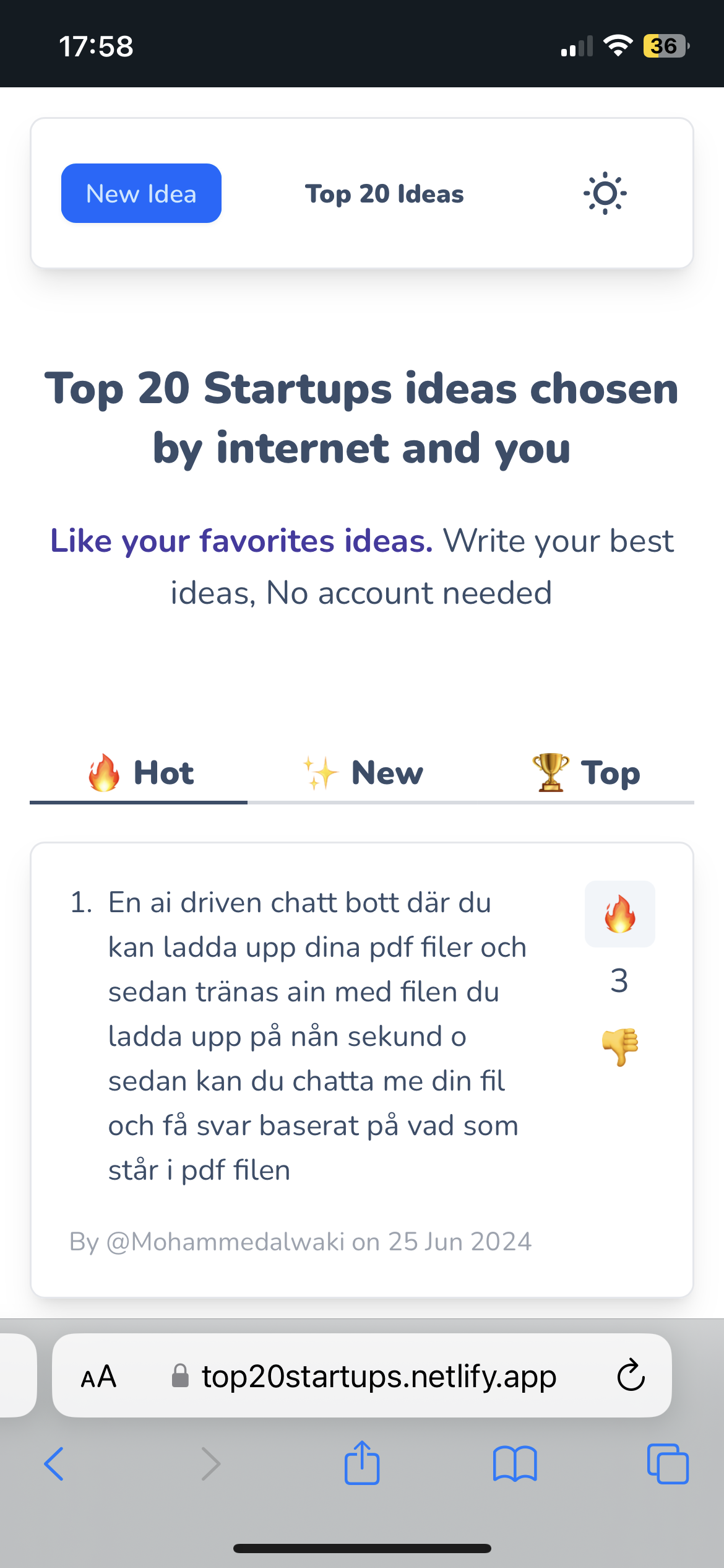 Топ -20 идеи стартапа media 3