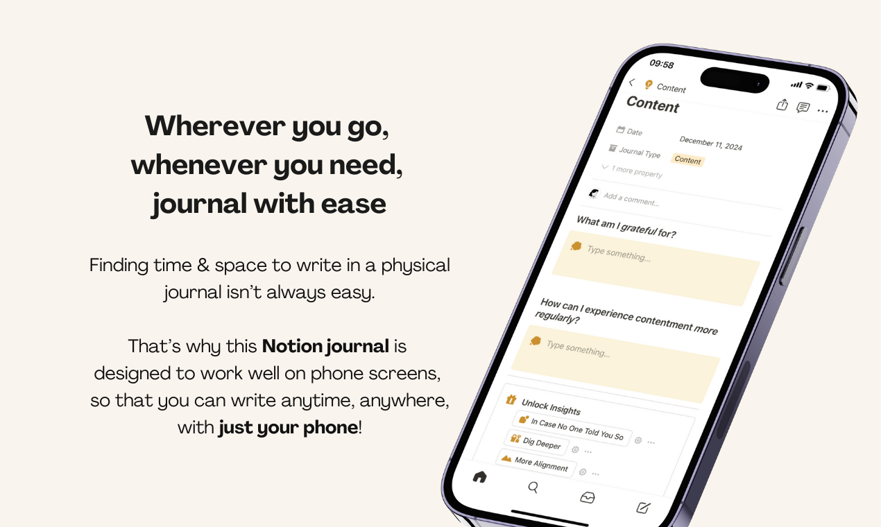 Guided Notion Journal for Mental Health gallery image