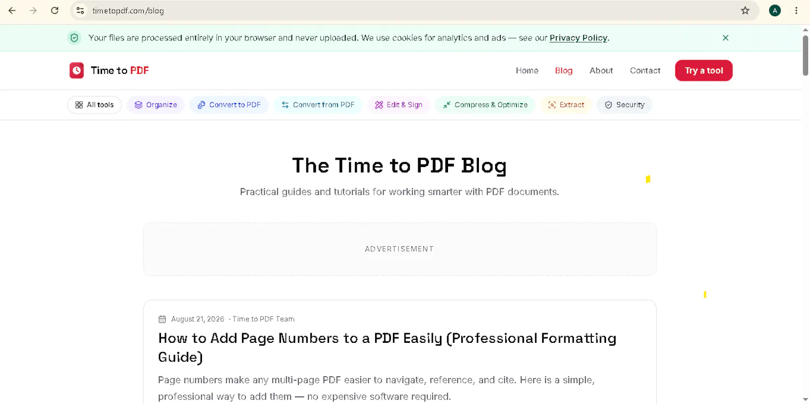 Time to PDF — Free Online PDF Tools screenshot 4