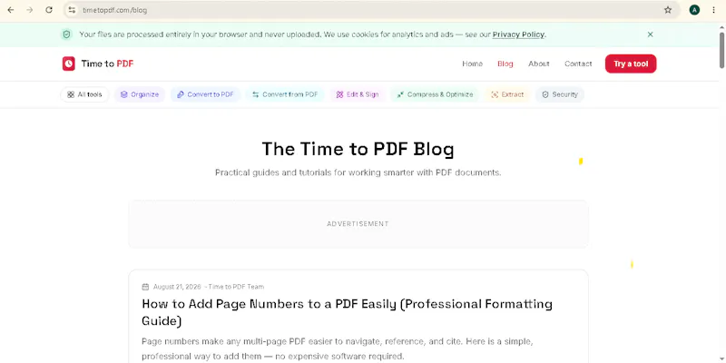 Time to PDF — Free Online PDF Tools screenshot 4