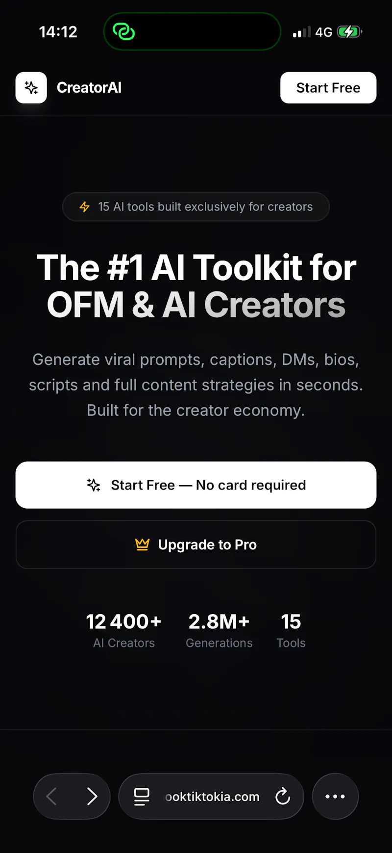 HookTikTokIA screenshot 1
