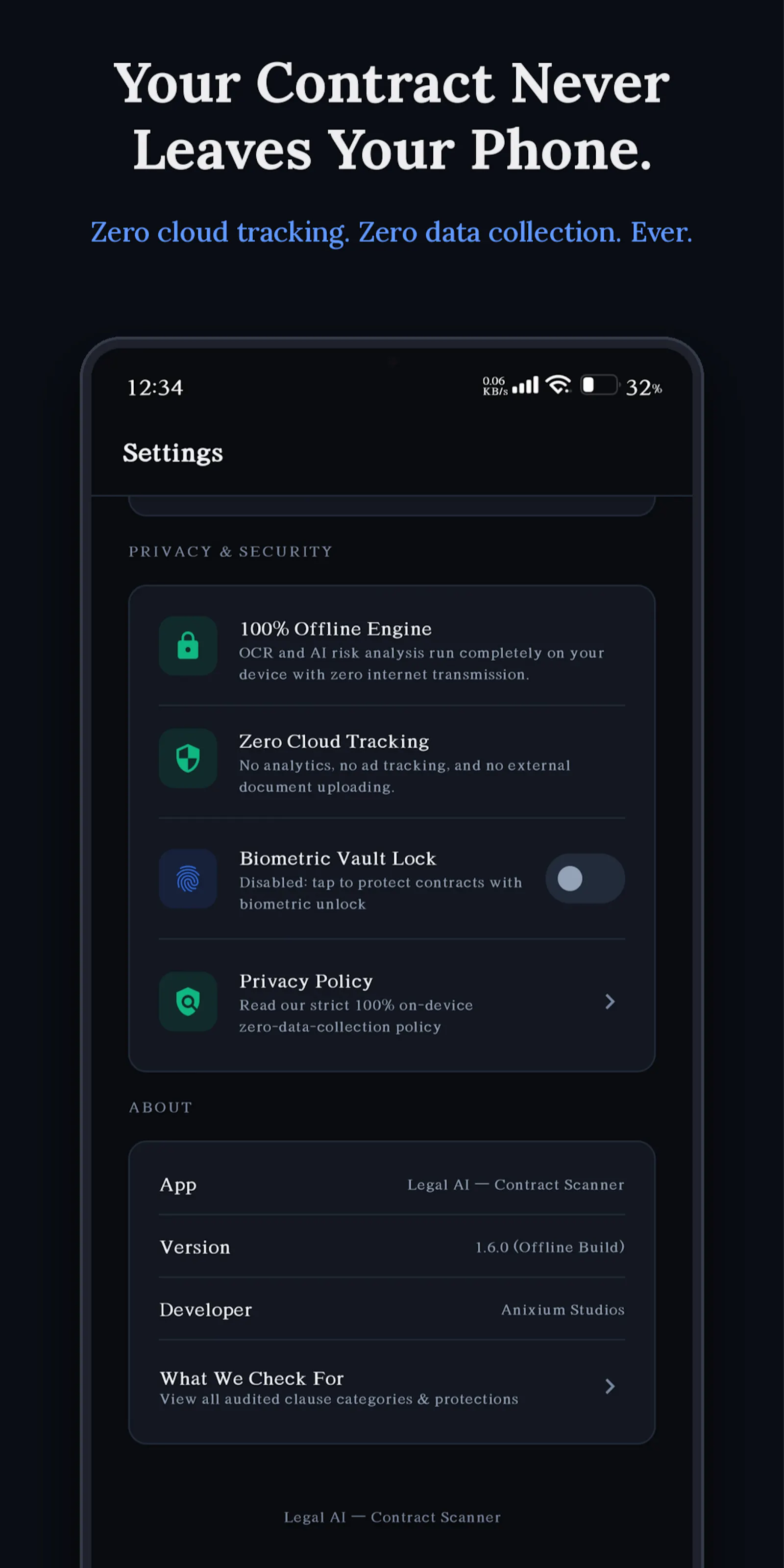 Legal AI: Offline Contract Scanner screenshot 4