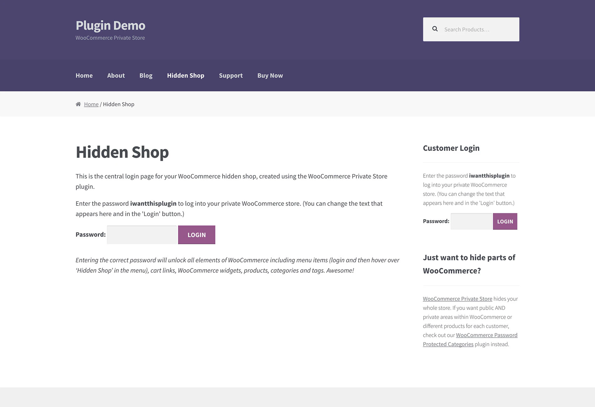 WooCommerce Private Store WP Plugin