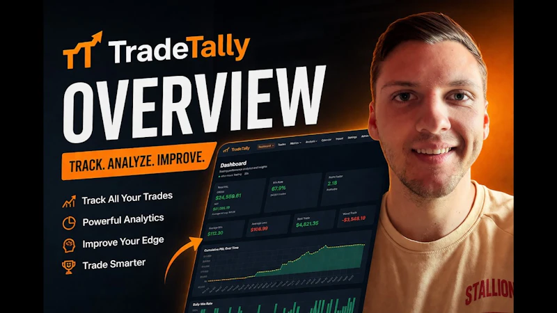 TradeTally - Open-source trading journal screenshot 1 (video preview)