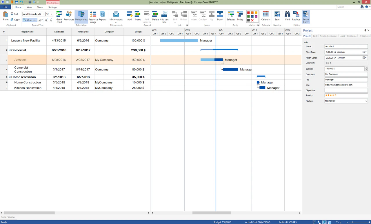 ConceptDraw Project