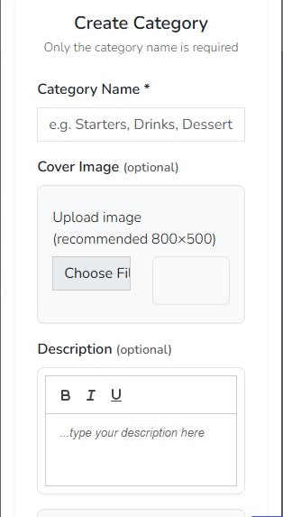 My QRMenu gallery image