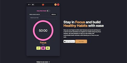 Deepdoro - Healthy Pomodoro Timer gallery image