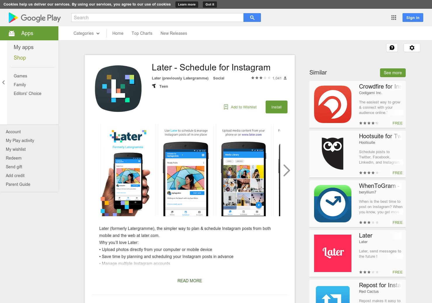 Latergramme for Android media 1