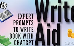 Write-Aid: Book Writing GPT-4 Prompts media 1