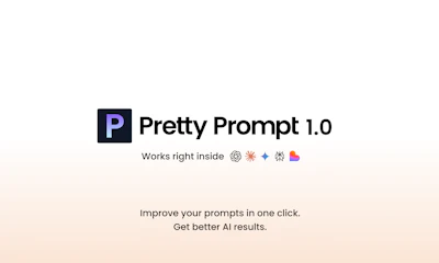 Pretty Prompt 1.0 Extension and Web App