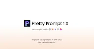 Pretty Prompt 1.0 Extension and Web App