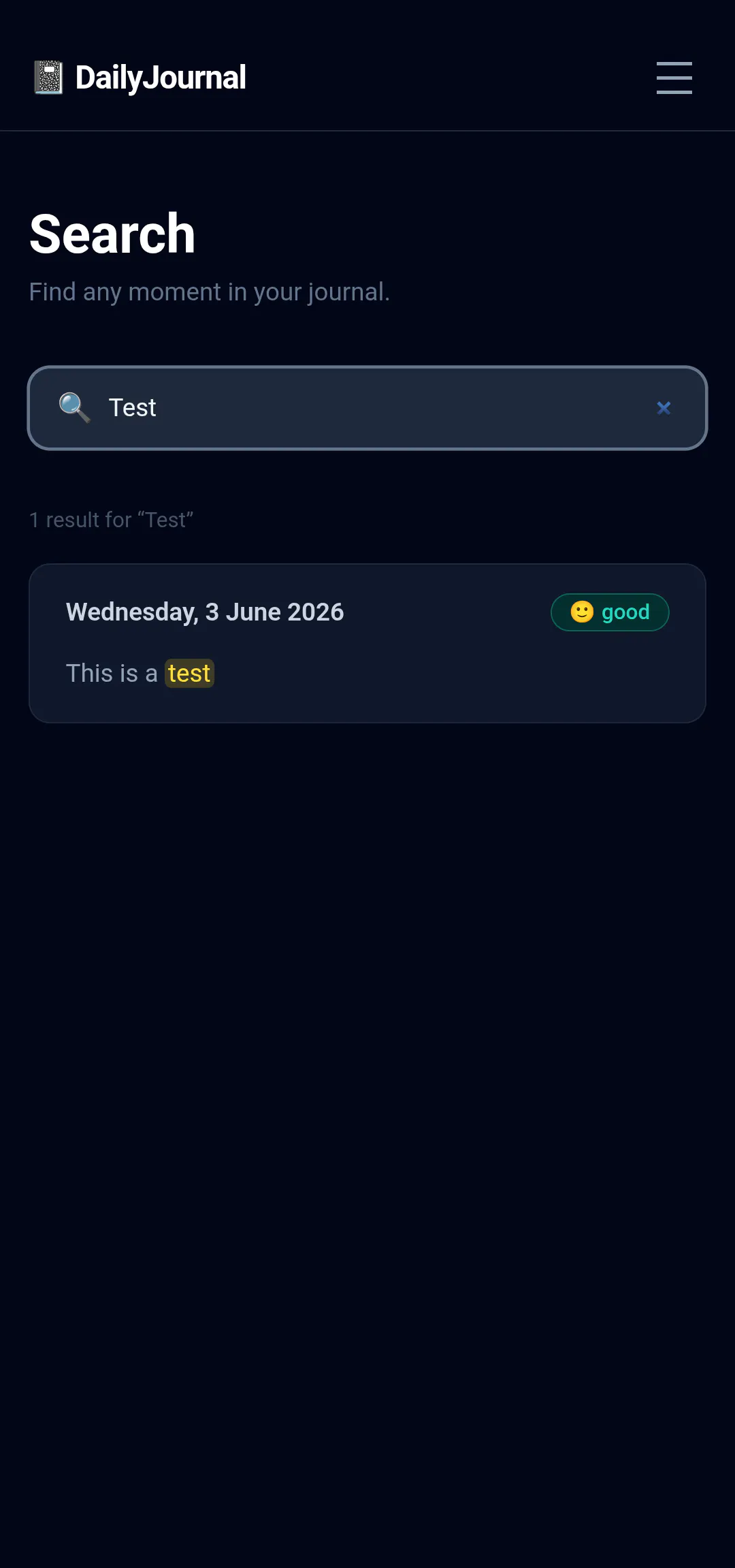 Daily Journal + AI Insights 截图 3