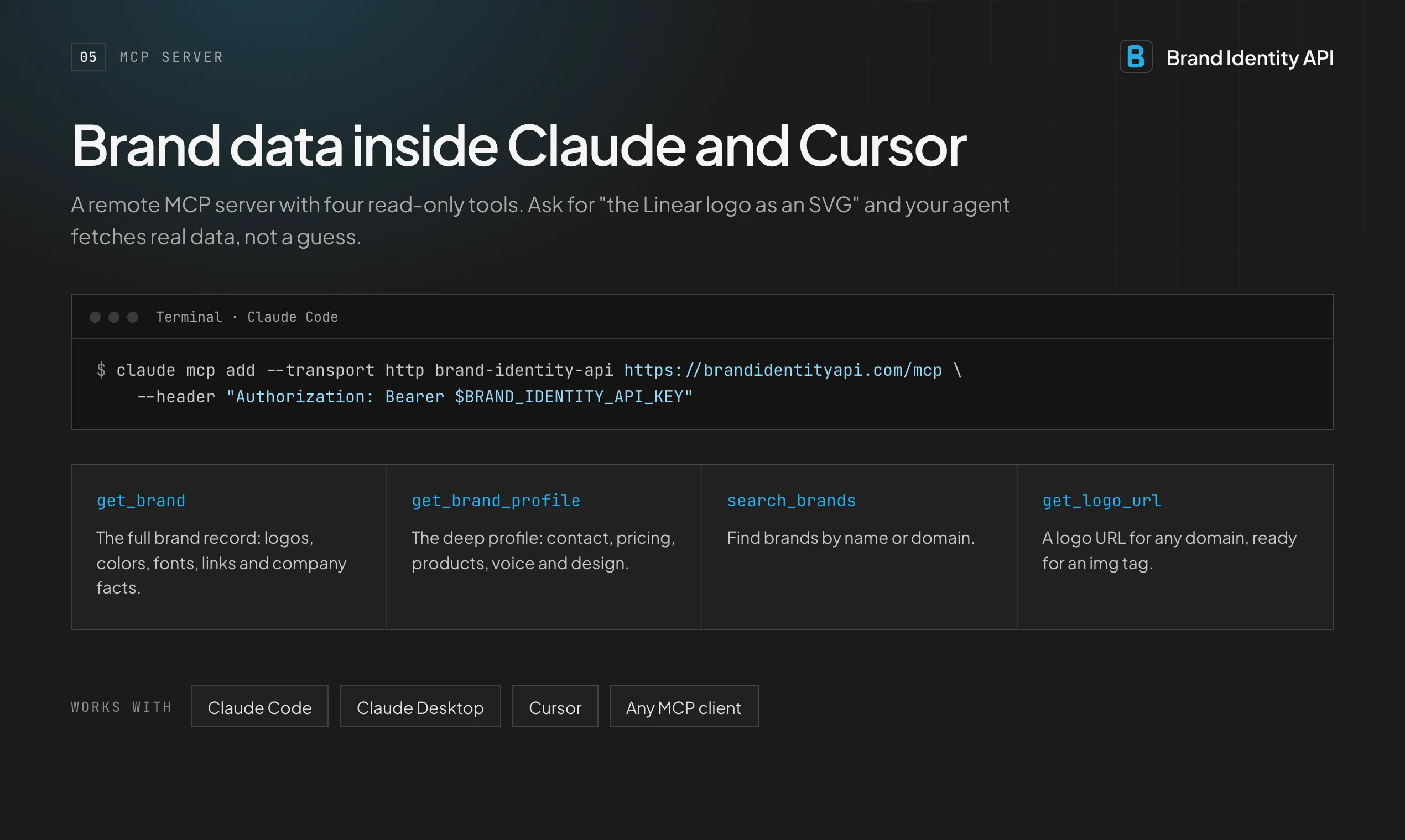 Brand Identity API gallery image