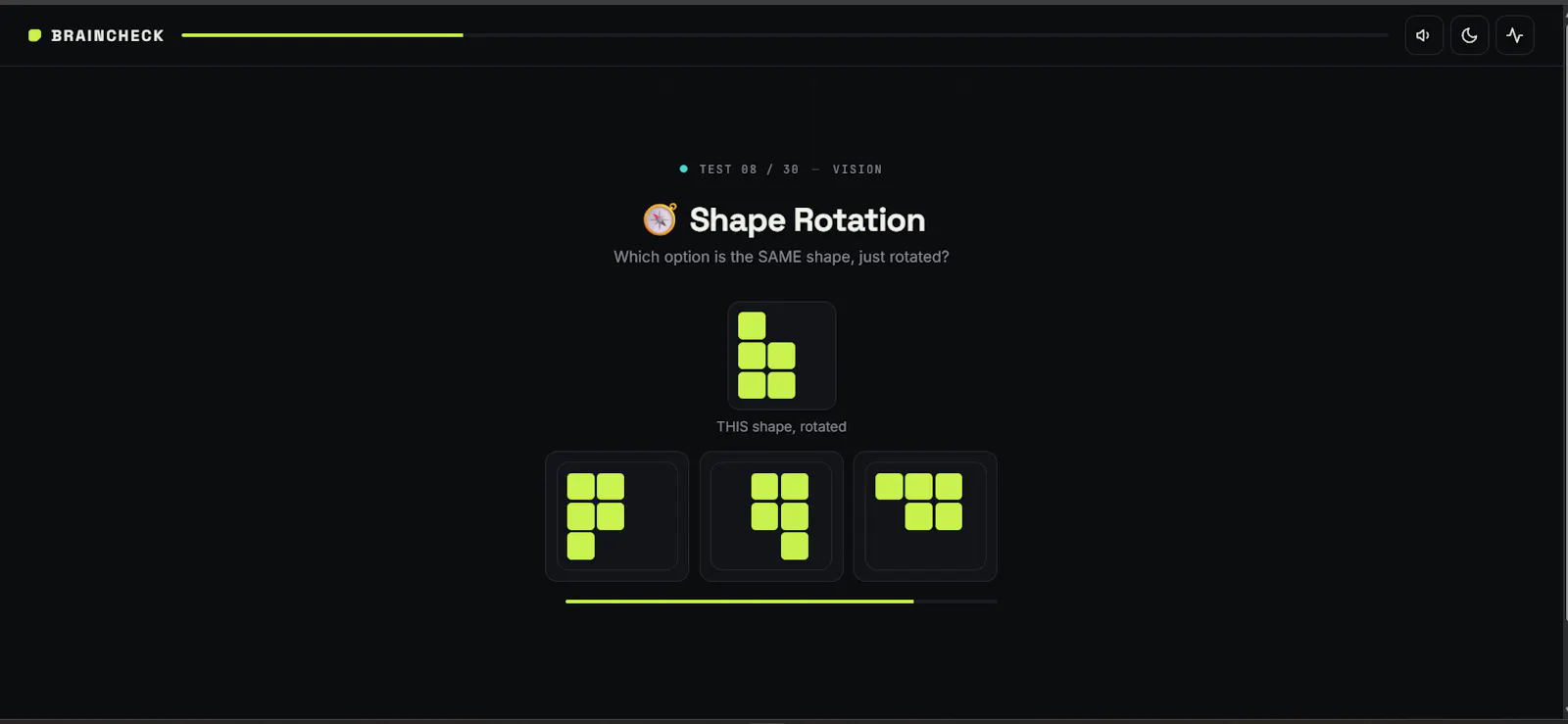 Braincheck screenshot 2