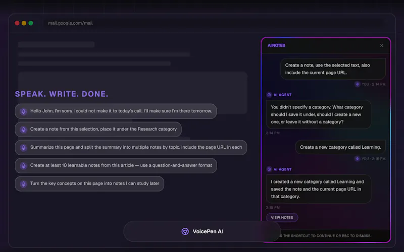 VoicePen AI screenshot 2
