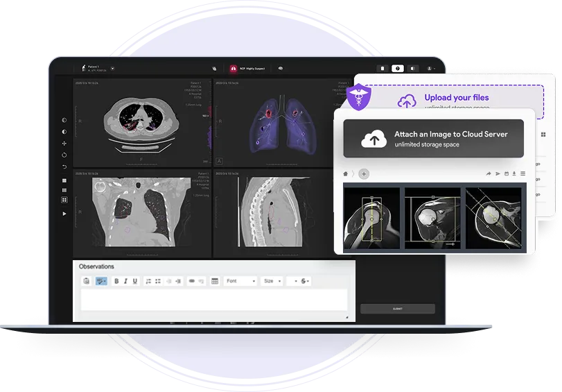 Folio3 Digital Health Pacscribe - Main product screenshot demonstrating key features and user interface