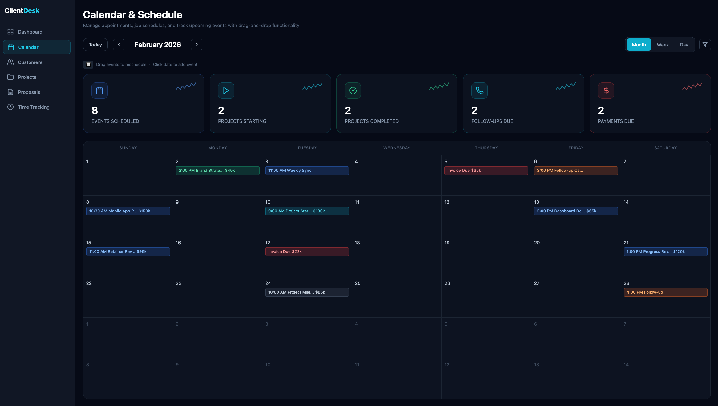 ClientDesk: Premier Admin Console + Dash gallery image