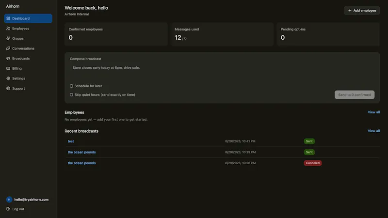 Airhorn screenshot 1