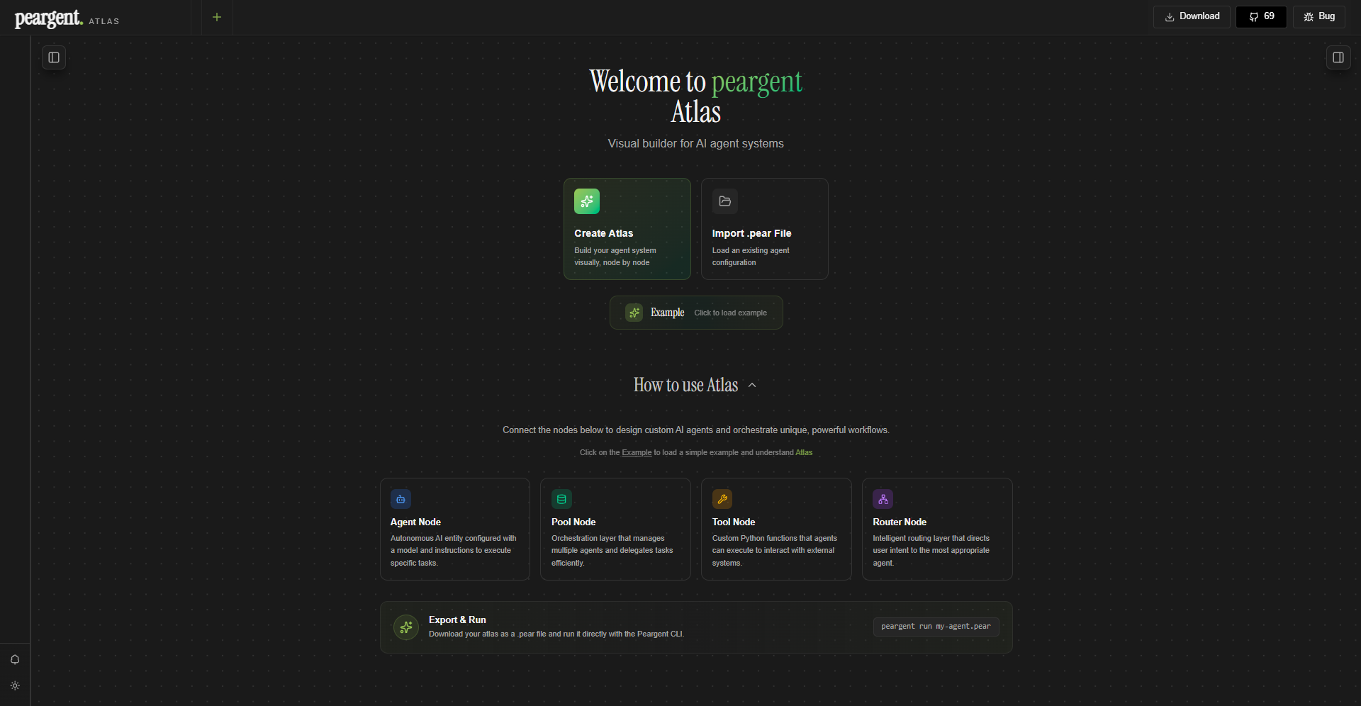Peargent Atlas - Screenshot 2 showing product features and functionality