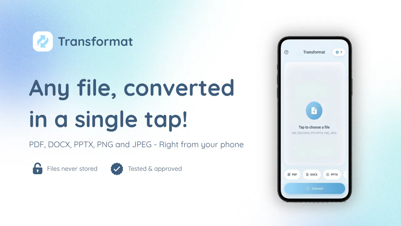 Transformat Turn any file into any file gallery image