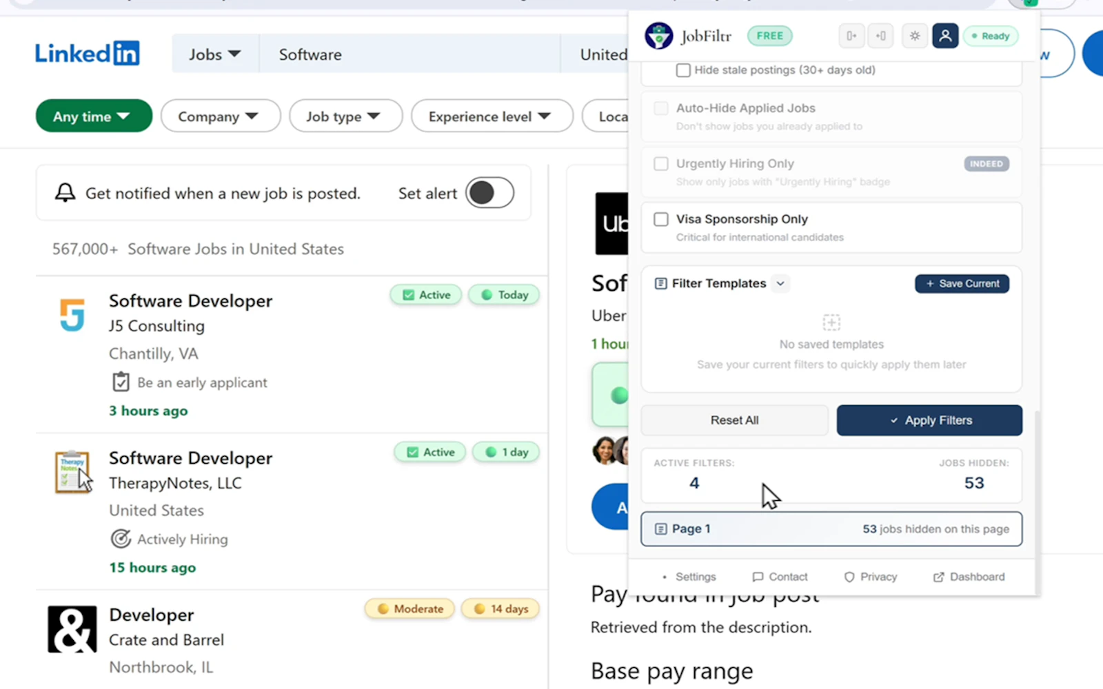 JobFiltr screenshot 4