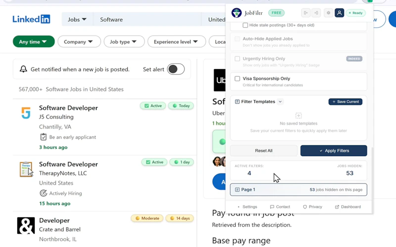 JobFiltr screenshot 4