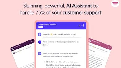 Assistant IA analysant les conversations des utilisateurs dans une entreprise SaaS.