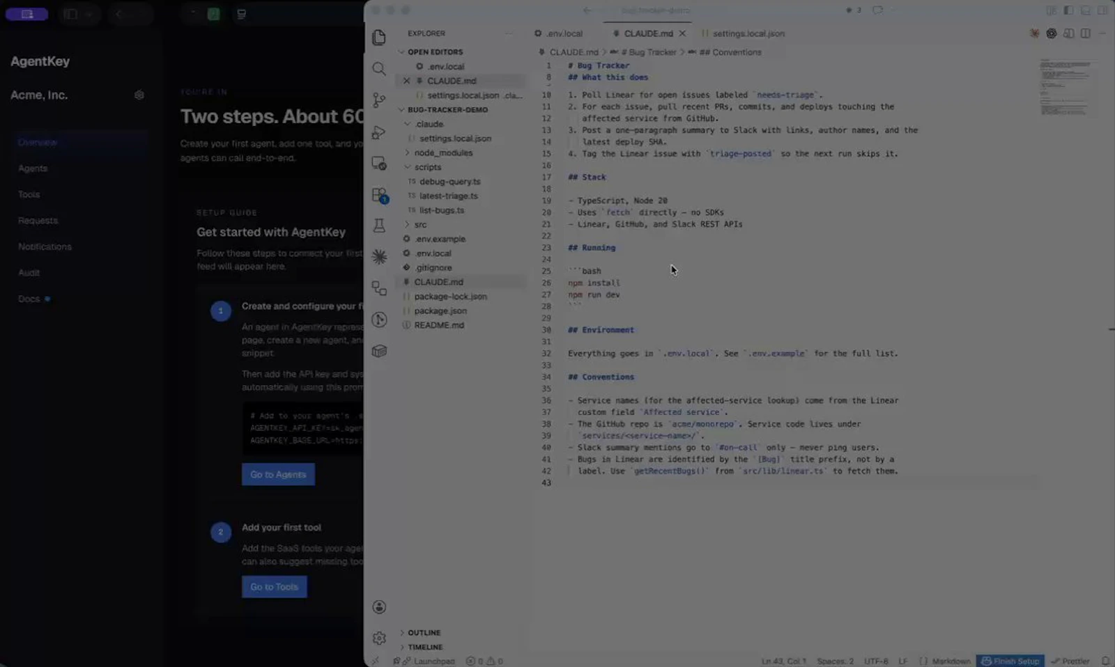 AgentKey — Agent Access Management screenshot 1 (video preview)