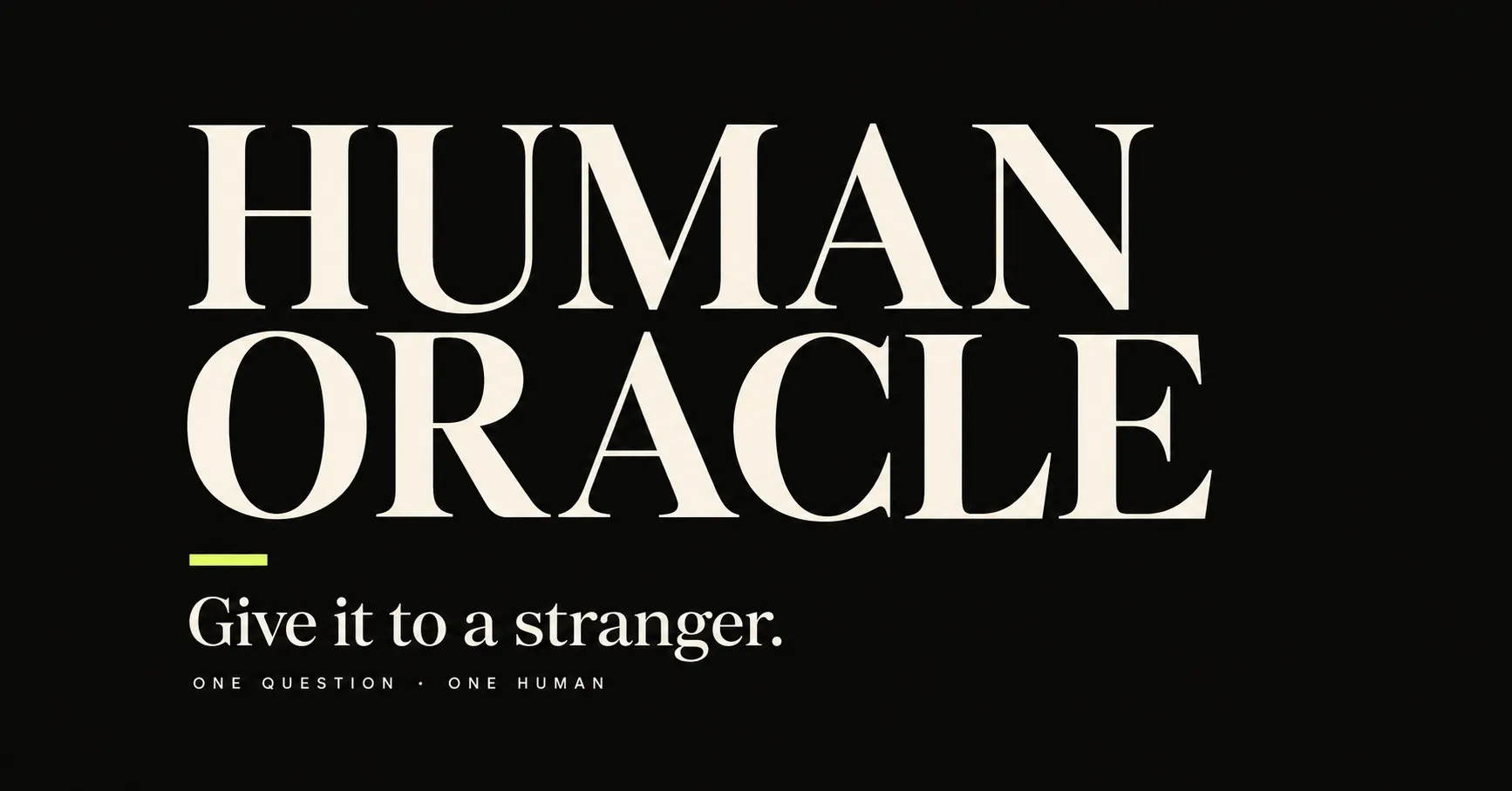 Human Oracle gallery image
