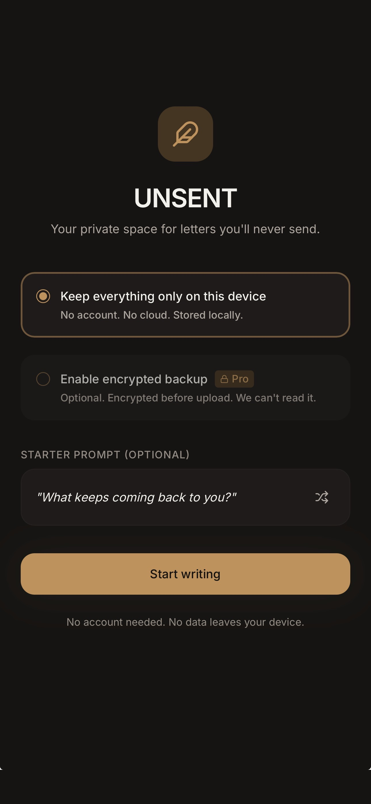 UNSENT - Letters Never Sent gallery image