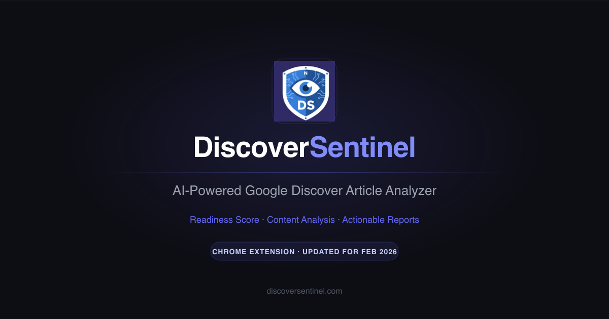 Discover Sentinel - Main product screenshot demonstrating key features and user interface