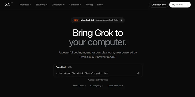 Grok 4.6 screenshot 1