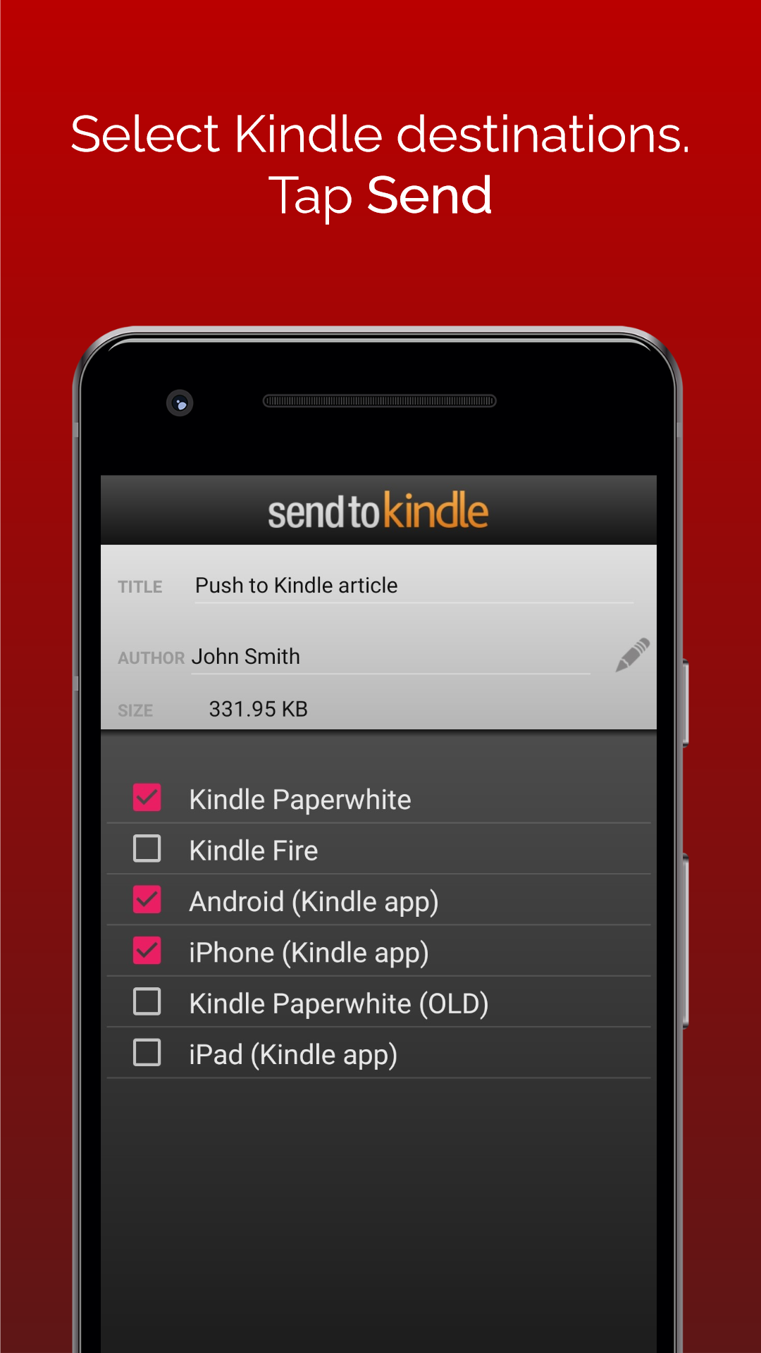 Push to Kindle gallery image
