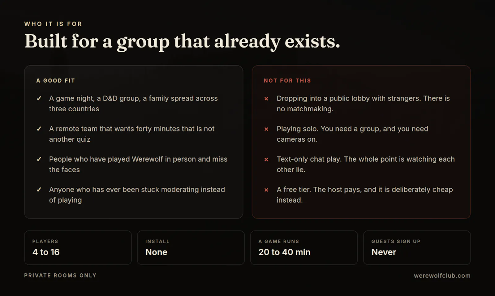 Werewolf Club screenshot 5