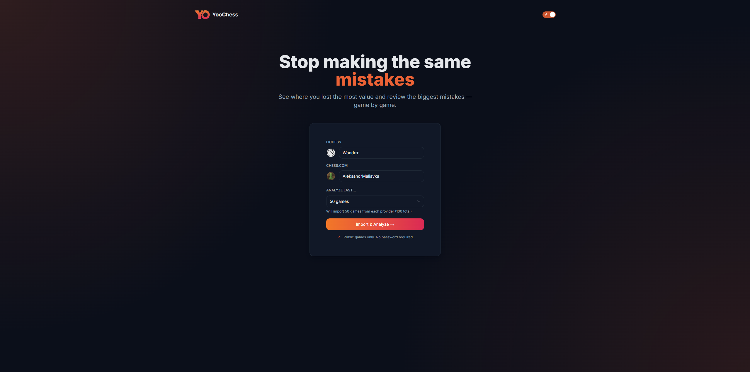 YooChess - Screenshot 2 showing product features and functionality