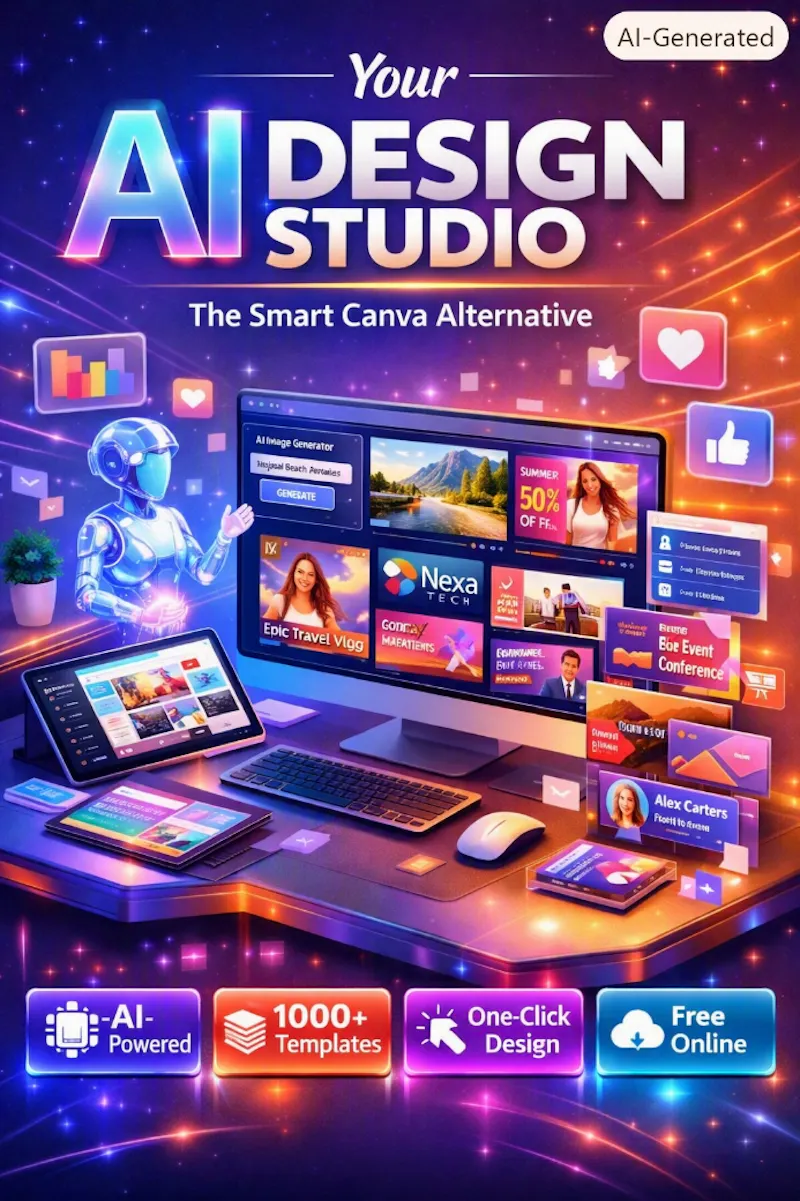 Canva Alternative AI Design Studio screenshot 1