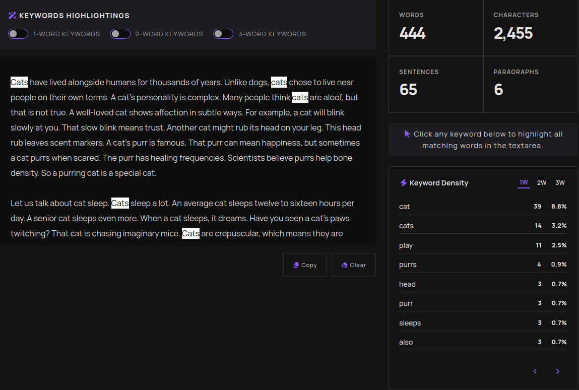 CleanWordCount gallery image