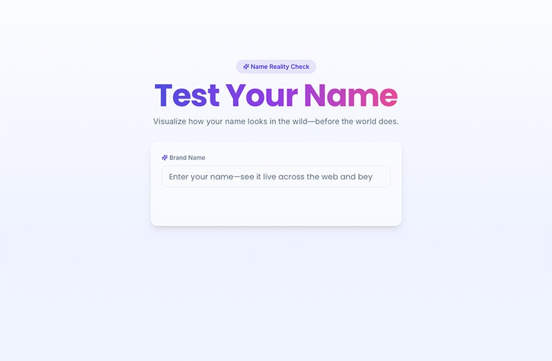 TestYourName.com Medien 1