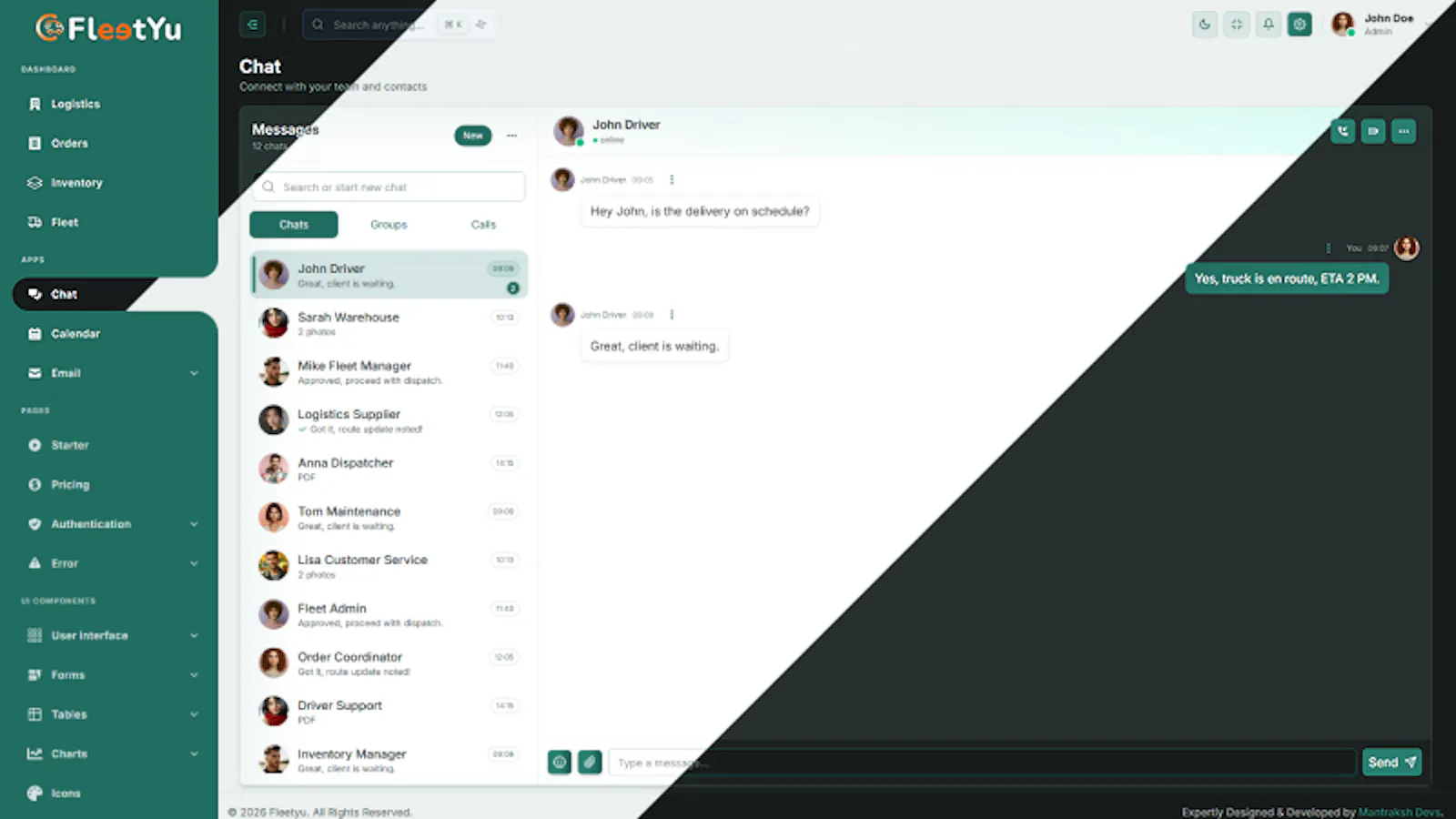 Fleetyu Admin Dashboard screenshot 4