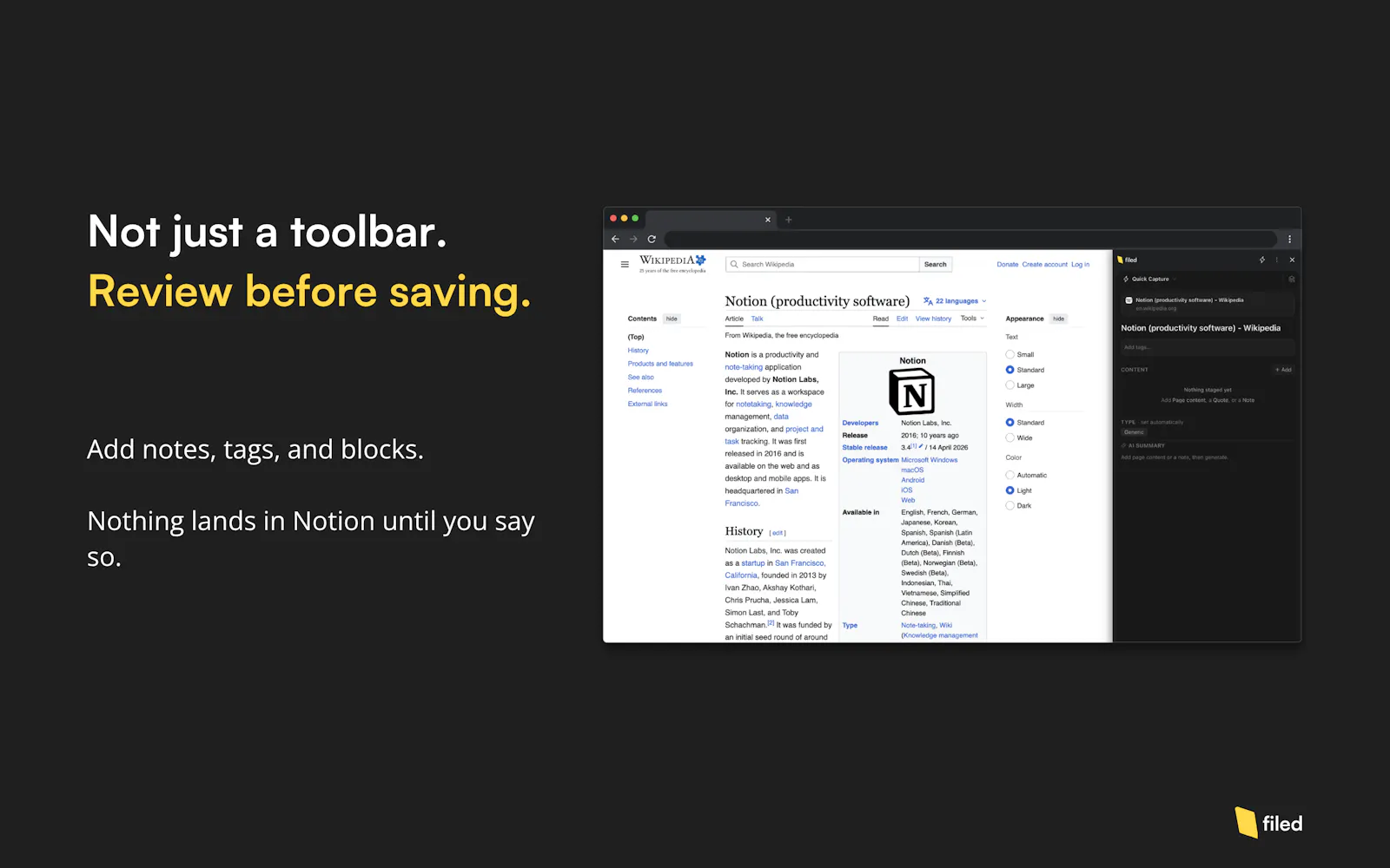Filed for Notion screenshot 8