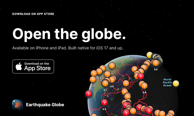 Earthquake Globe screenshot 6