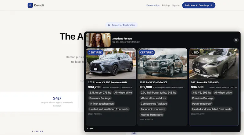 Demofi screenshot 2