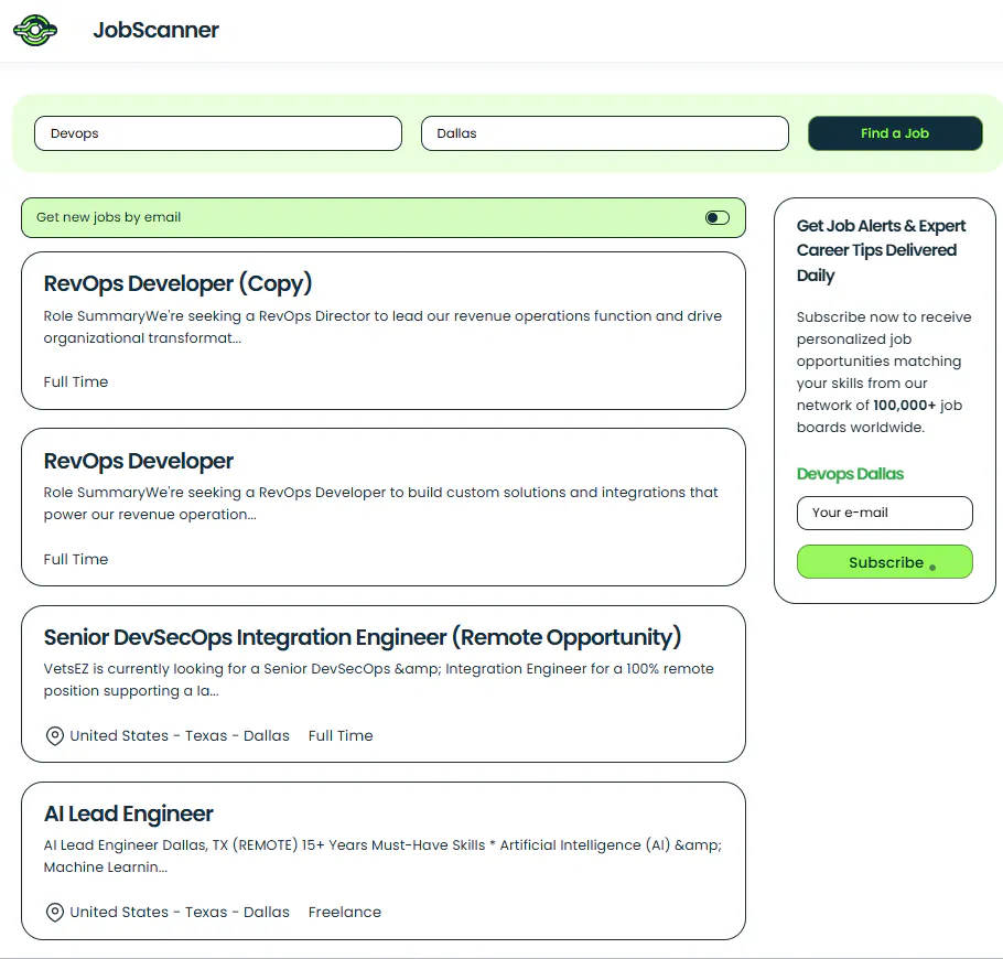 JobScanner gallery image
