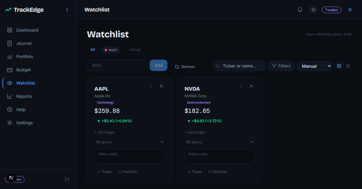 TrackEdge gallery image