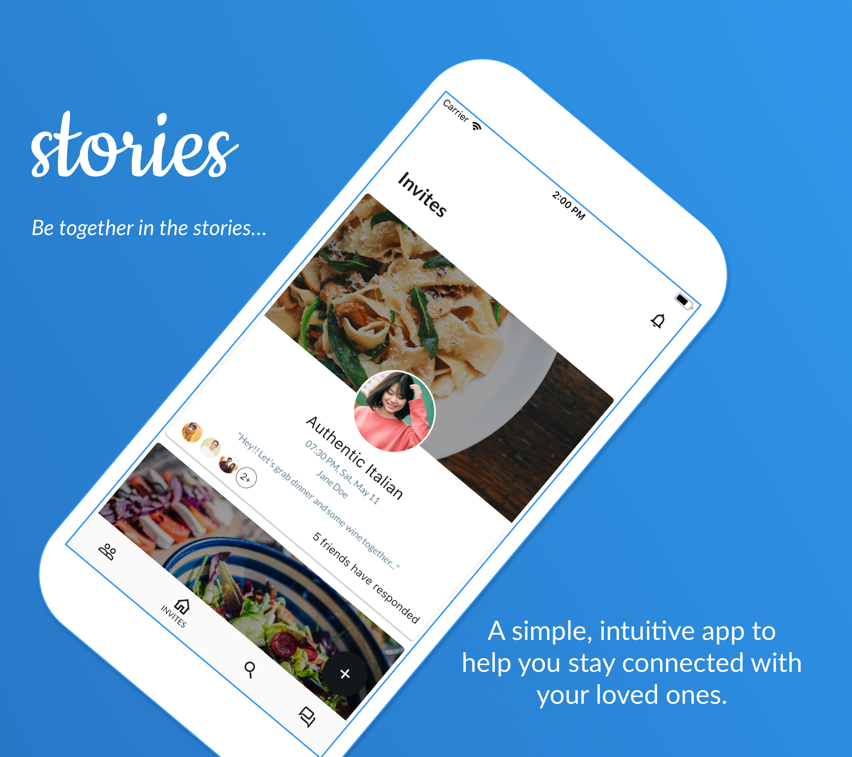 Stories : plan your catch-ups to share stories gallery image