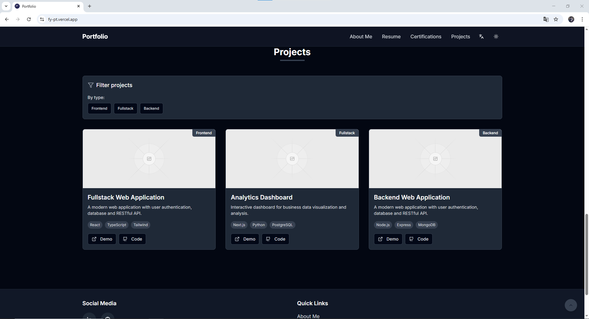 Professional Portfolio Template  gallery image