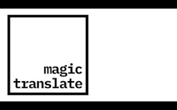 Magic Translate media 1